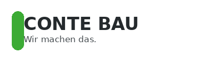 Conte Bau - Wir machen das. Logo Conte Bau
